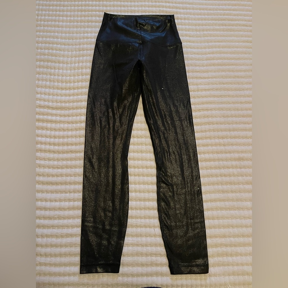 Lululemon Shiny Black Leggings